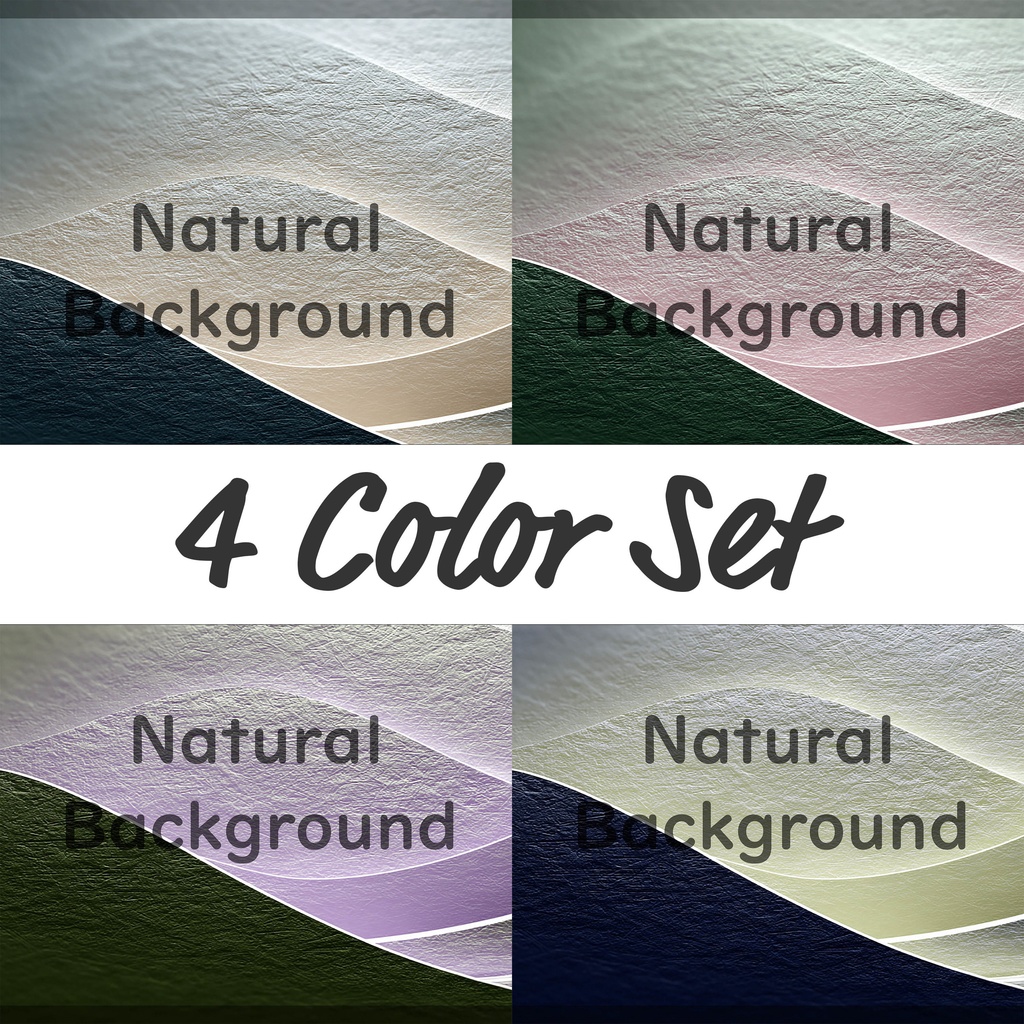 01_上品なレイヤードウェーブテクスチャ背景素材｜洗練立体デザイン（4色セット）