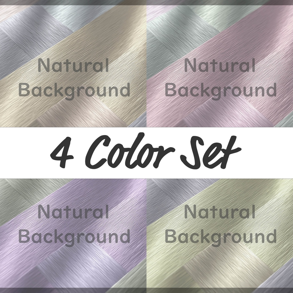 03_メタリックウッドグレイン織り模様背景素材｜上質パターンテクスチャデザイン（4色セット）