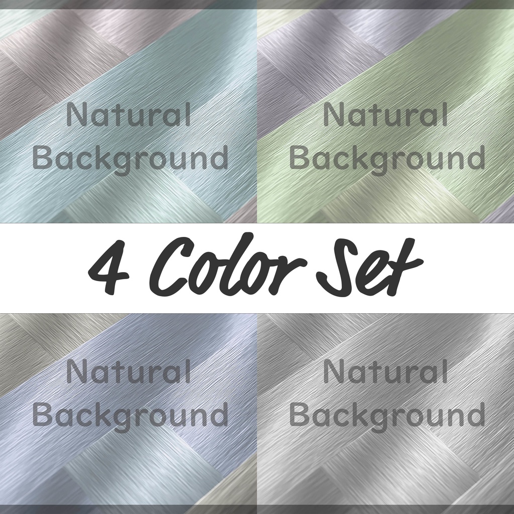 04_メタリックウッドグレイン織り模様背景素材｜上質パターンテクスチャデザイン（4色セット）