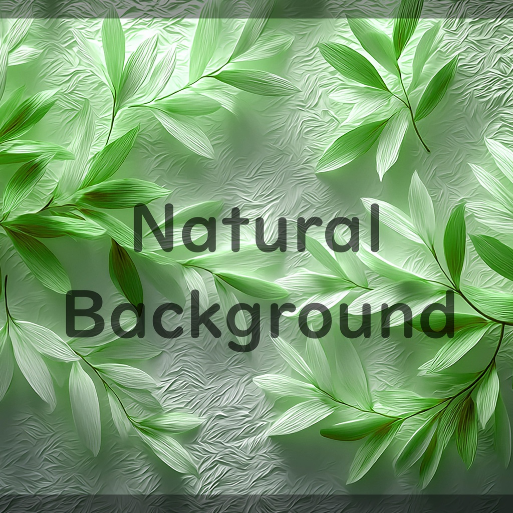 06_ナチュラルボタニカルレリーフ背景素材｜上品リーフテクスチャデザイン