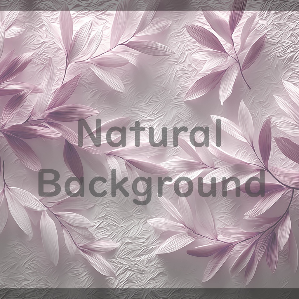 010_ナチュラルボタニカルレリーフ背景素材｜上品リーフテクスチャデザイン