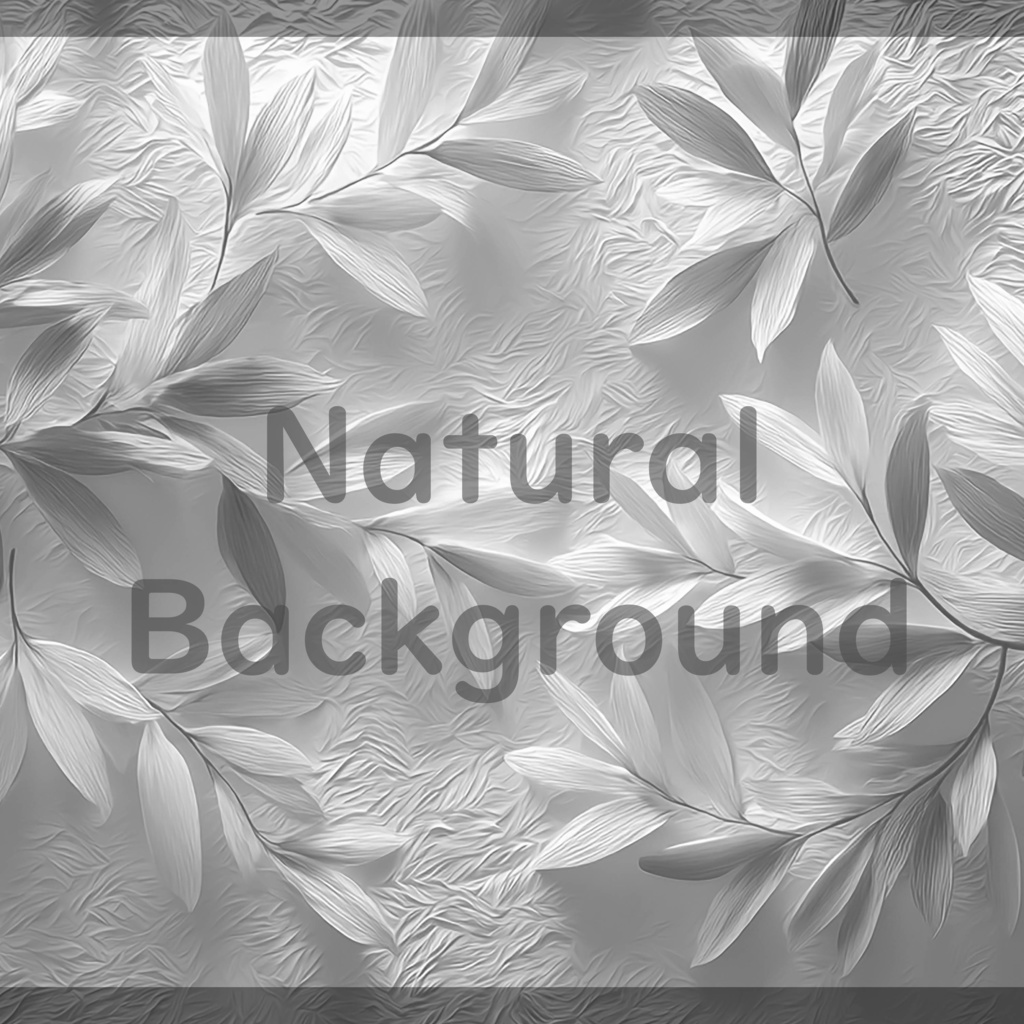 04_ナチュラルボタニカルレリーフ背景素材|上品リーフテクスチャデザイン(4色セット)