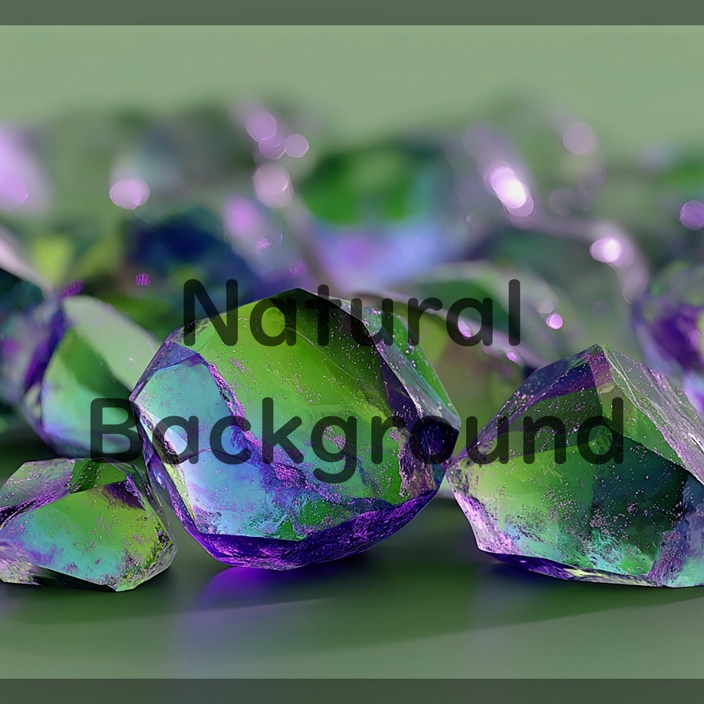 01_ラグジュアリーミネラルクリスタル背景素材|幻想ジェムテクスチャデザイン(4色セット)