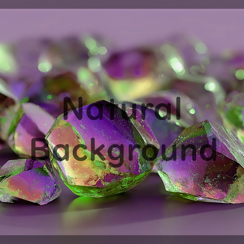 02_ラグジュアリーミネラルクリスタル背景素材|幻想ジェムテクスチャデザイン(4色セット)