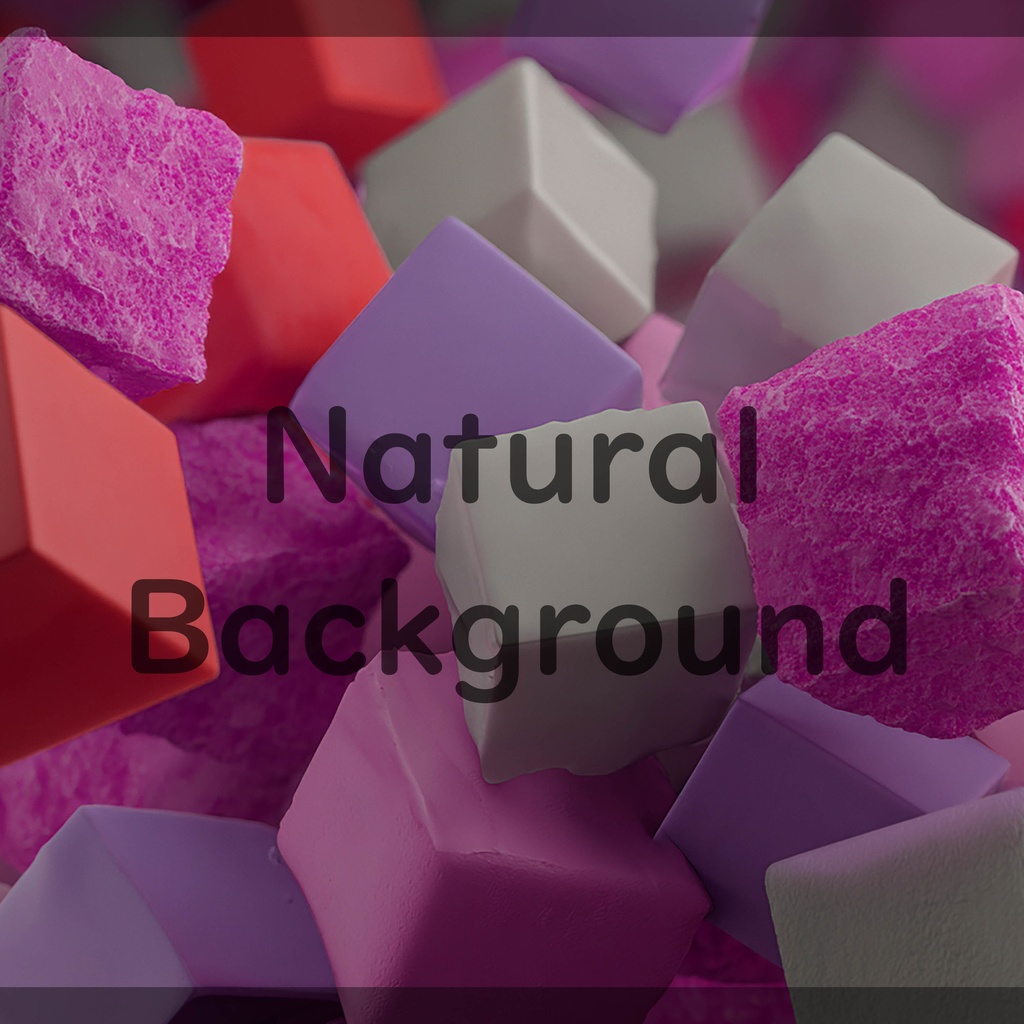 02_ポップカラフルキューブ背景素材|立体ブロックテクスチャデザイン