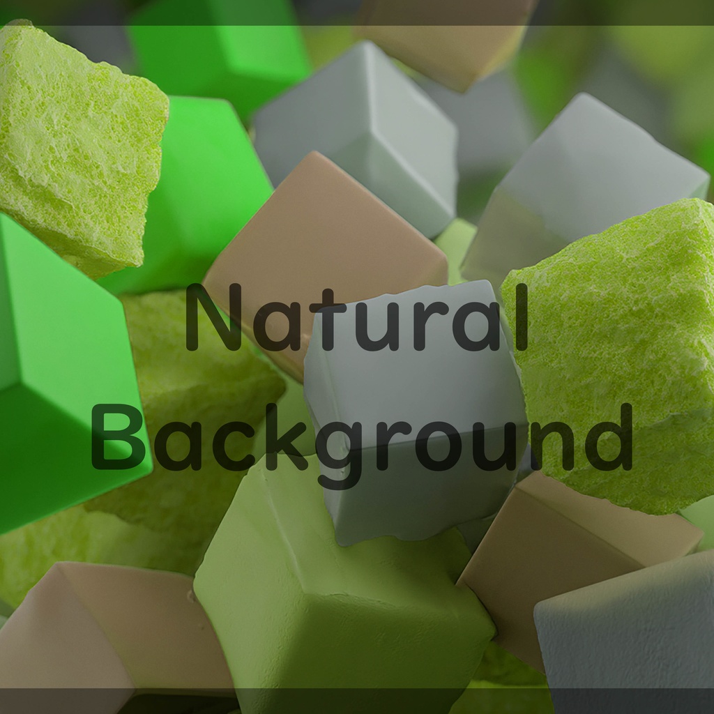 02_ポップカラフルキューブ背景素材|立体ブロックテクスチャデザイン(4色セット)