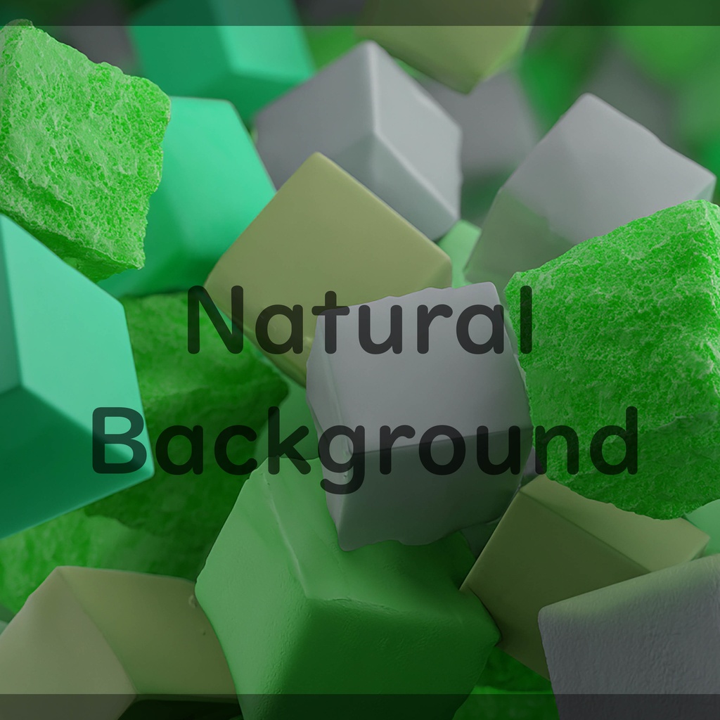 02_ポップカラフルキューブ背景素材|立体ブロックテクスチャデザイン(4色セット)