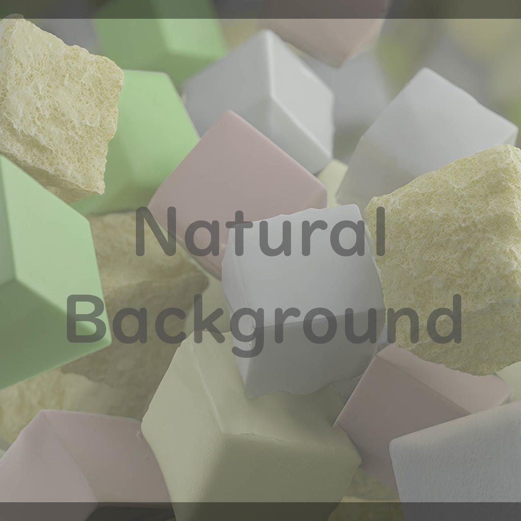 04_ポップカラフルキューブ背景素材|立体ブロックテクスチャデザイン(4色セット)