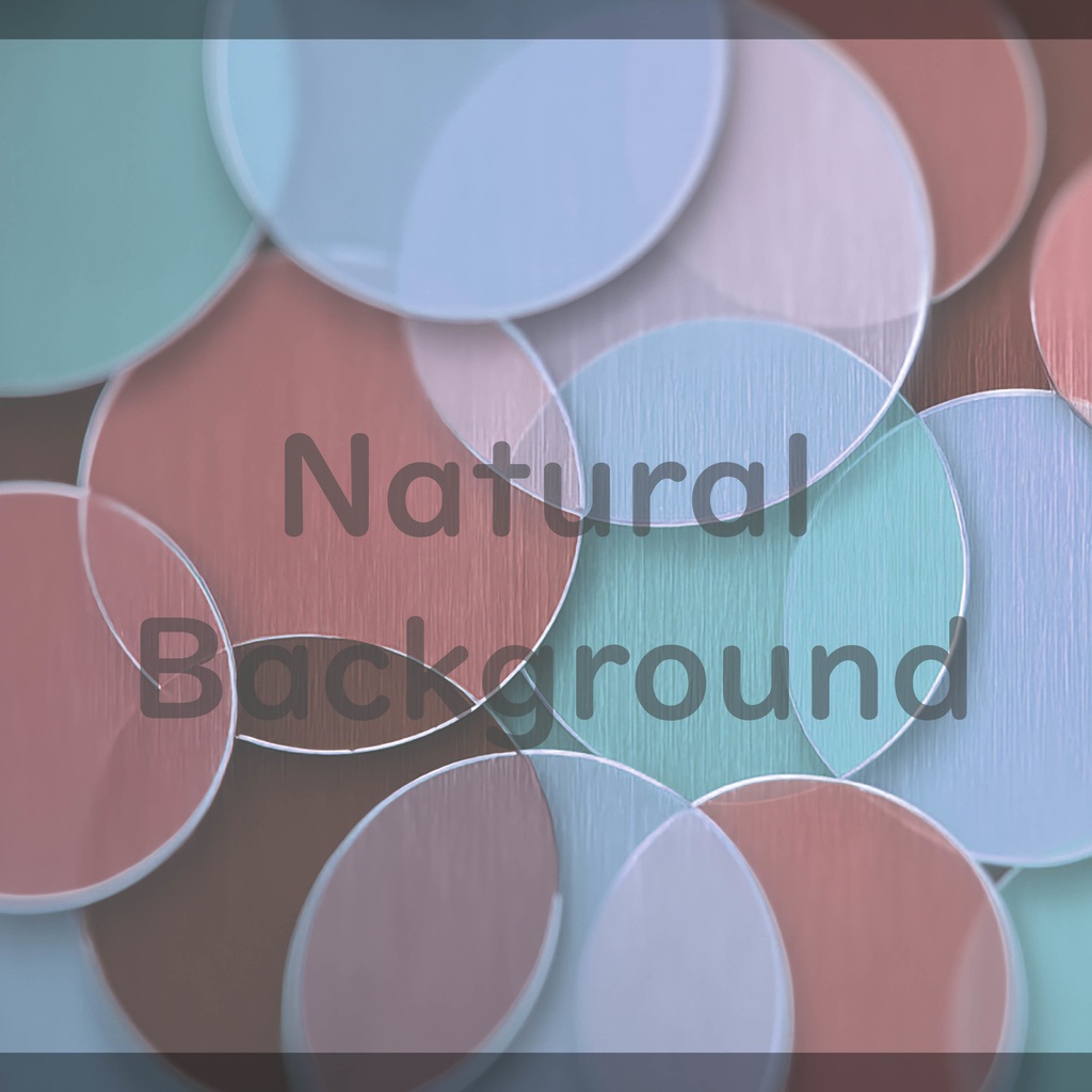 04_抽象円形レイヤーアート背景素材|重なりアート表現(4色セット)