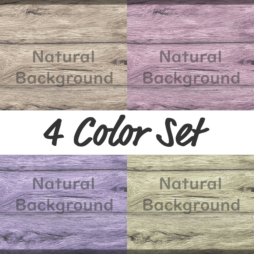 03_ナチュラルウッドテクスチャ背景素材|有機的な木目デザイン(4色セット)