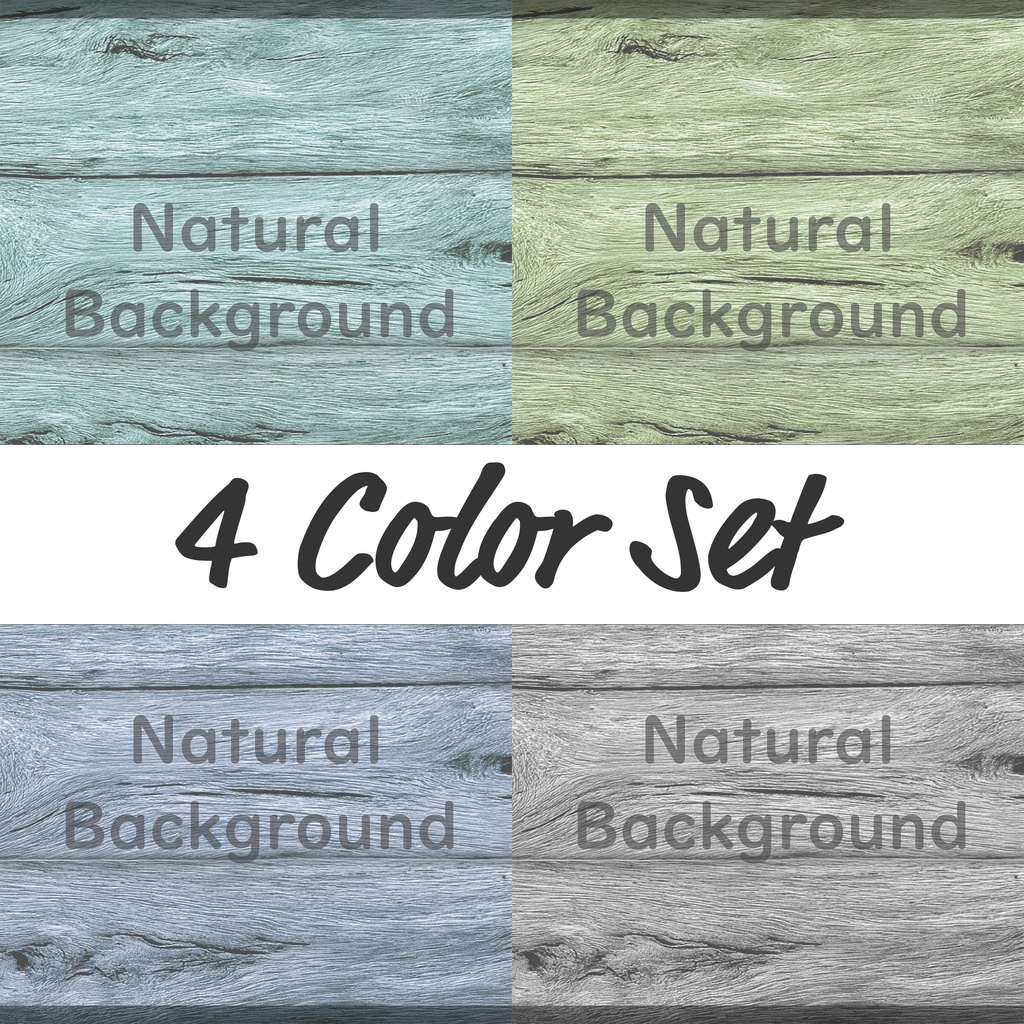 04_ナチュラルウッドテクスチャ背景素材｜有機的な木目デザイン（4色セット）