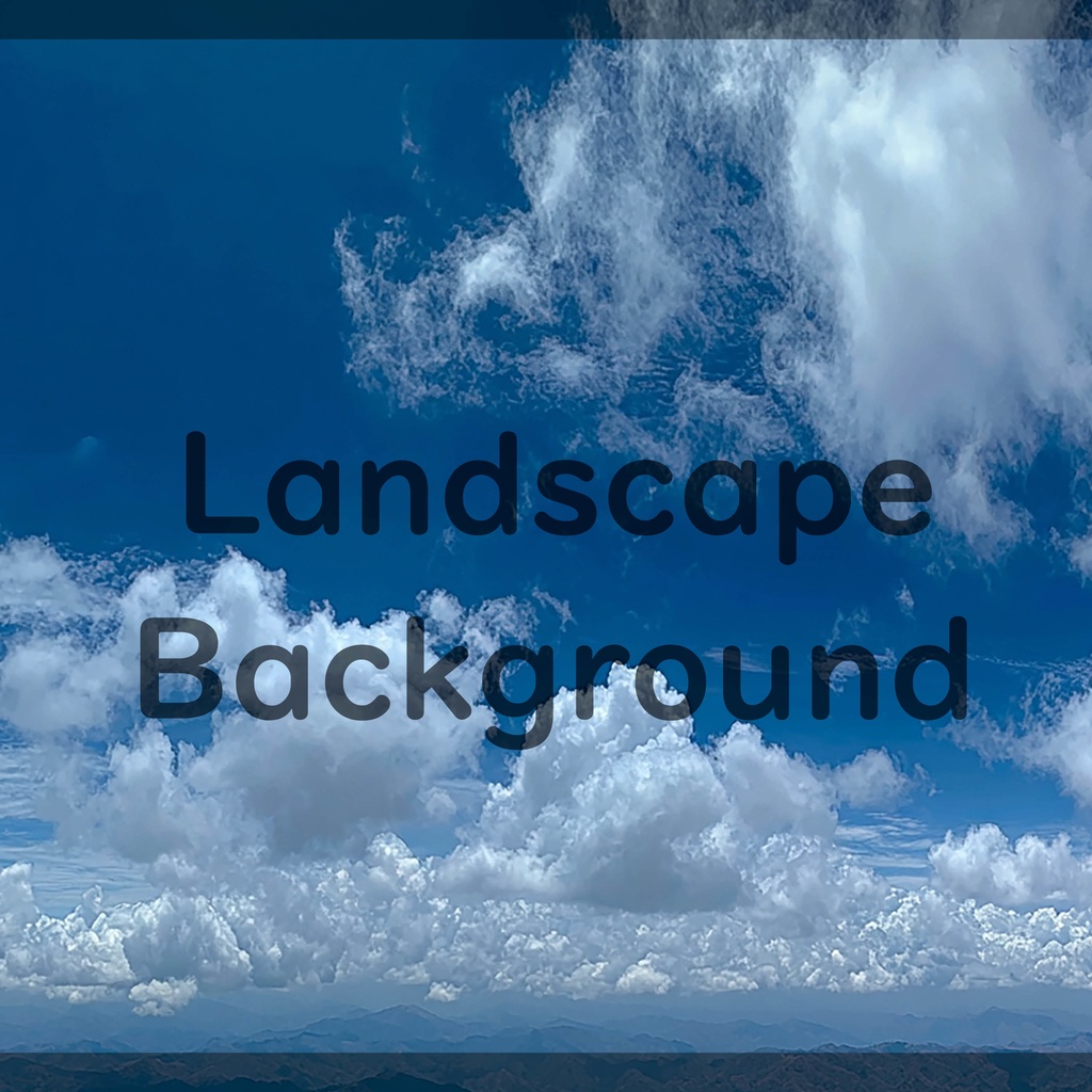 01_広がる空と雲の絶景背景素材|爽快スカイビュー(4色セット)