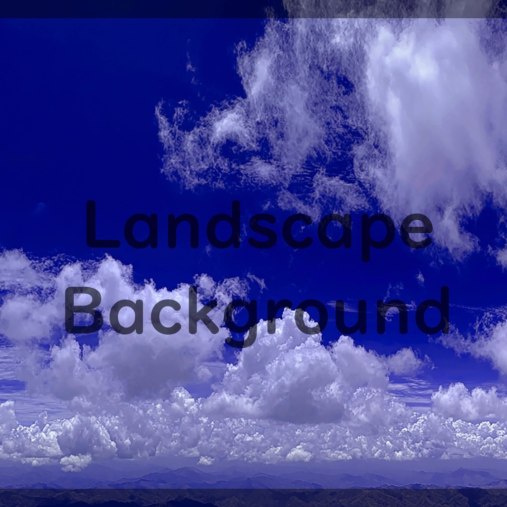 01_広がる空と雲の絶景背景素材|爽快スカイビュー(4色セット)