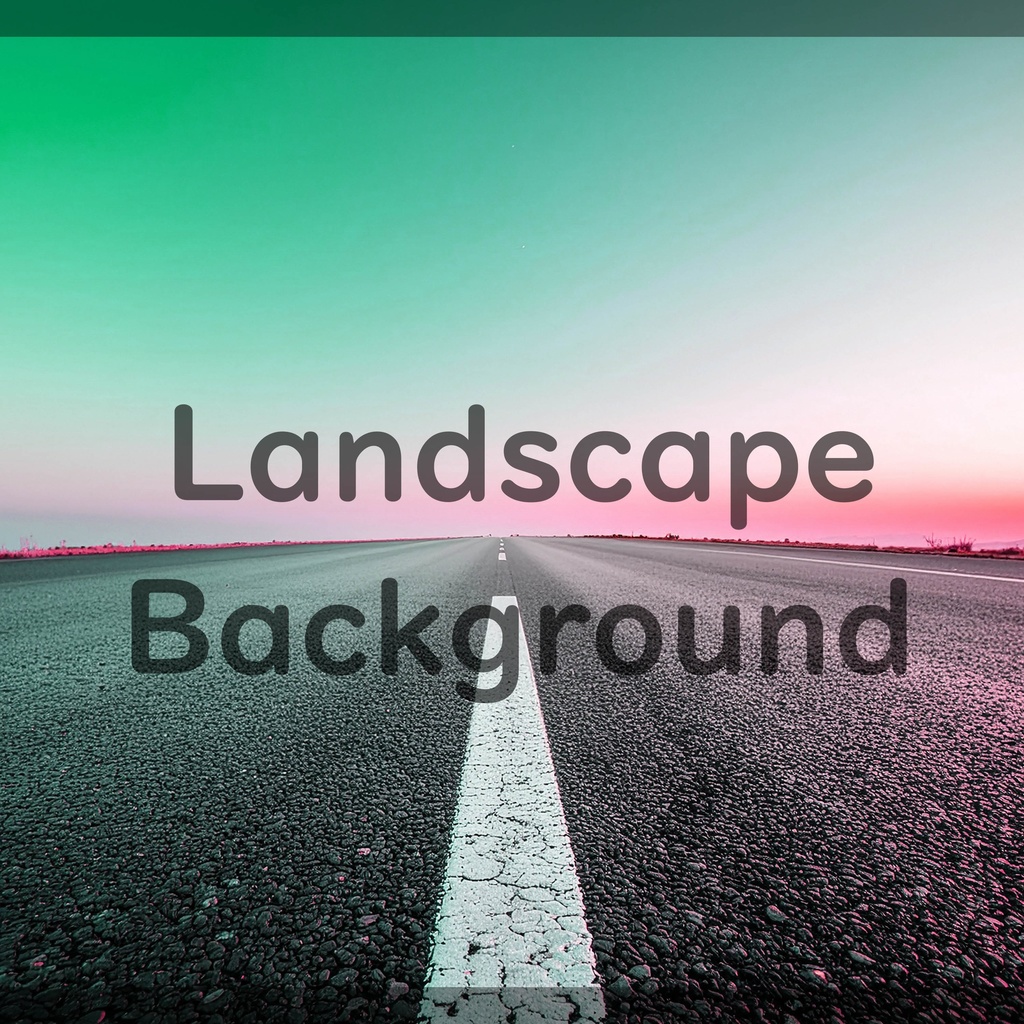 02_無限に続くロードビュー背景素材|開放的な地平線デザイン