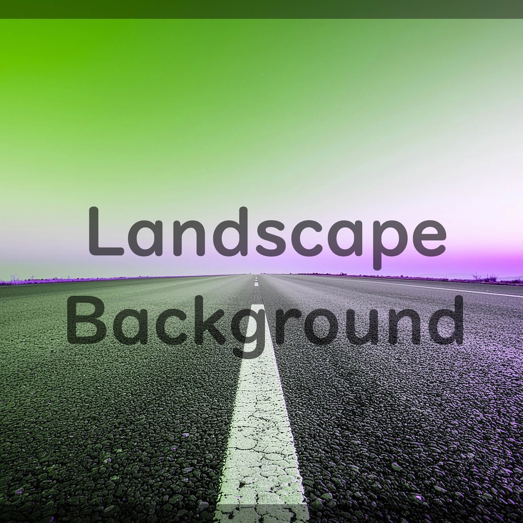 03_無限に続くロードビュー背景素材|開放的な地平線デザイン