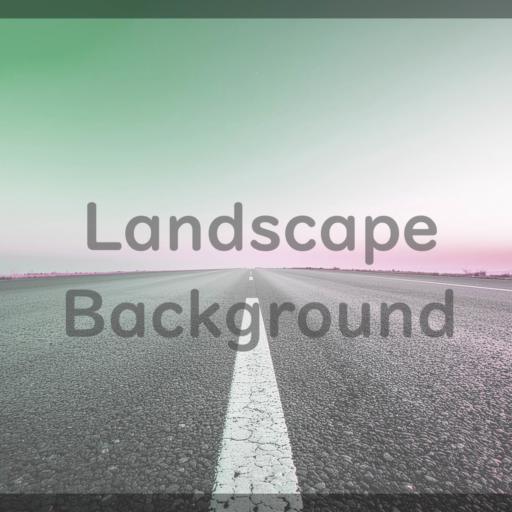 010_無限に続くロードビュー背景素材|開放的な地平線デザイン