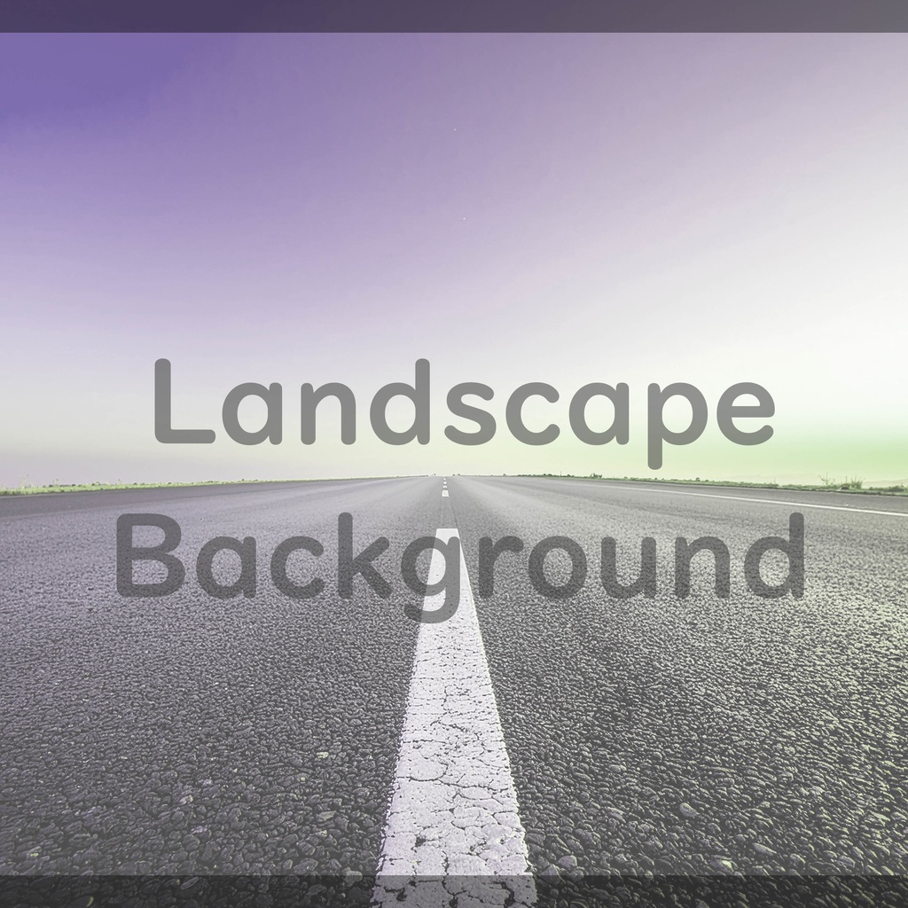 014_無限に続くロードビュー背景素材|開放的な地平線デザイン