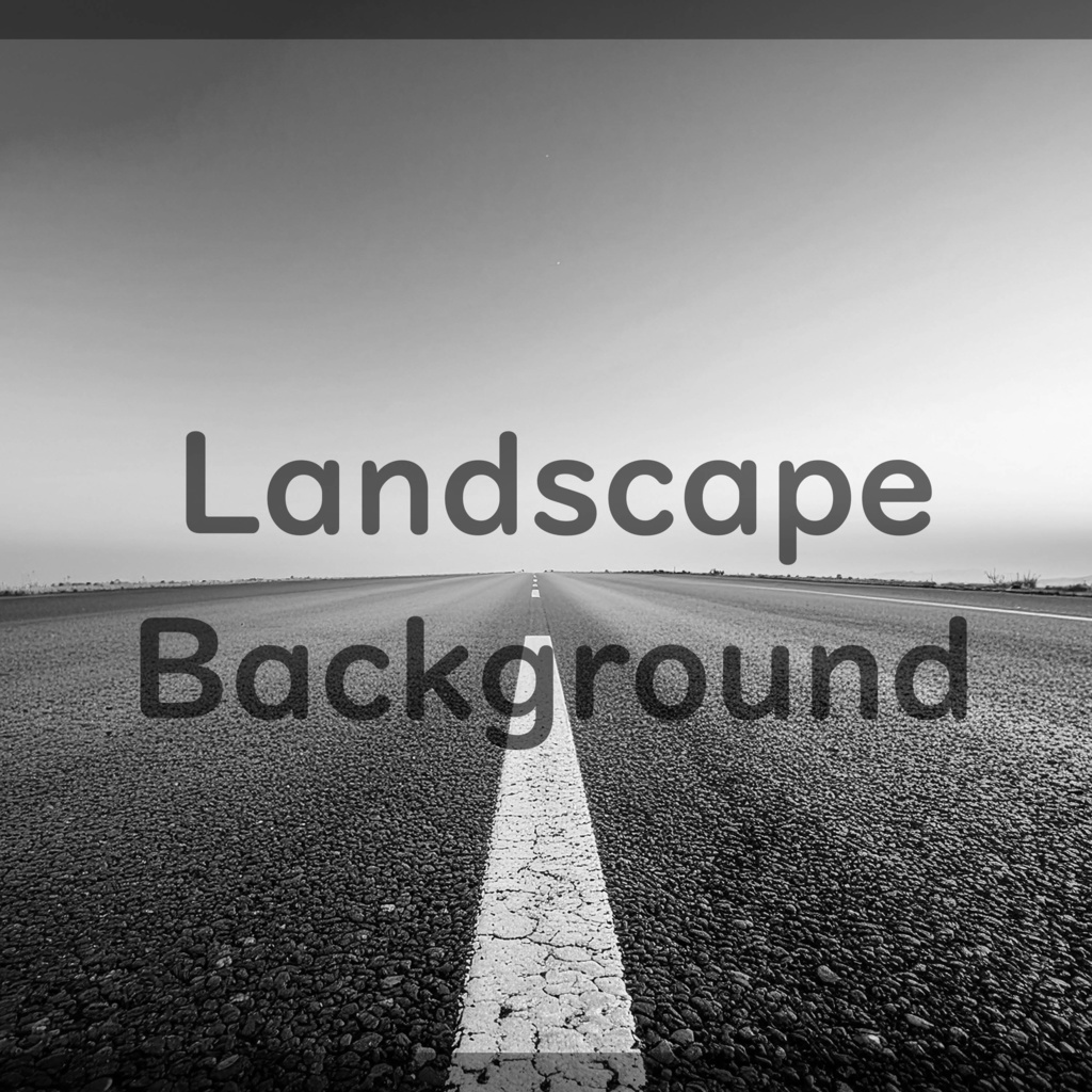 02_無限に続くロードビュー背景素材|開放的な地平線デザイン(4色セット)