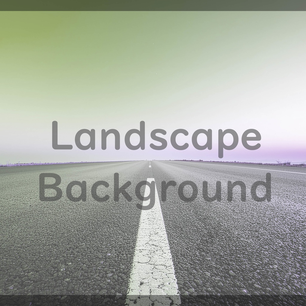 03_無限に続くロードビュー背景素材|開放的な地平線デザイン(4色セット)