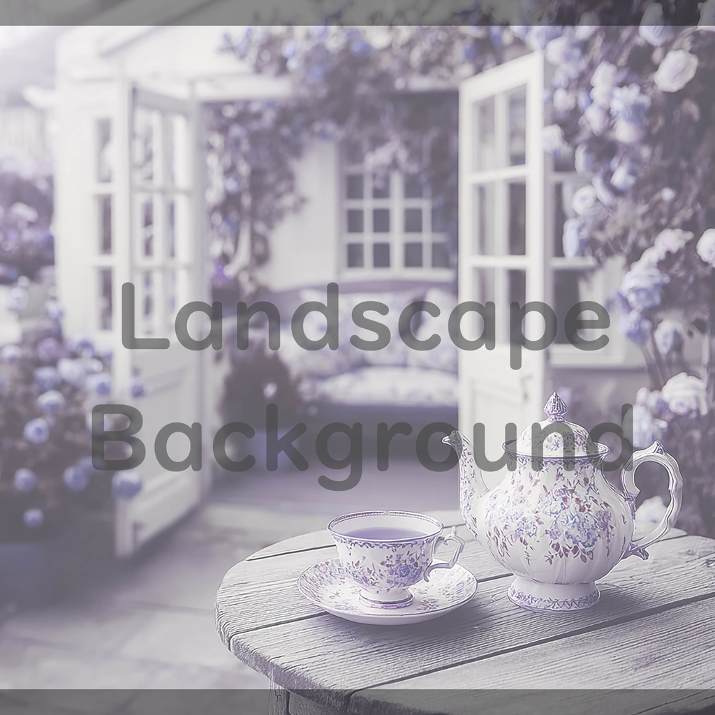 011_ティータイム背景|優雅な時間