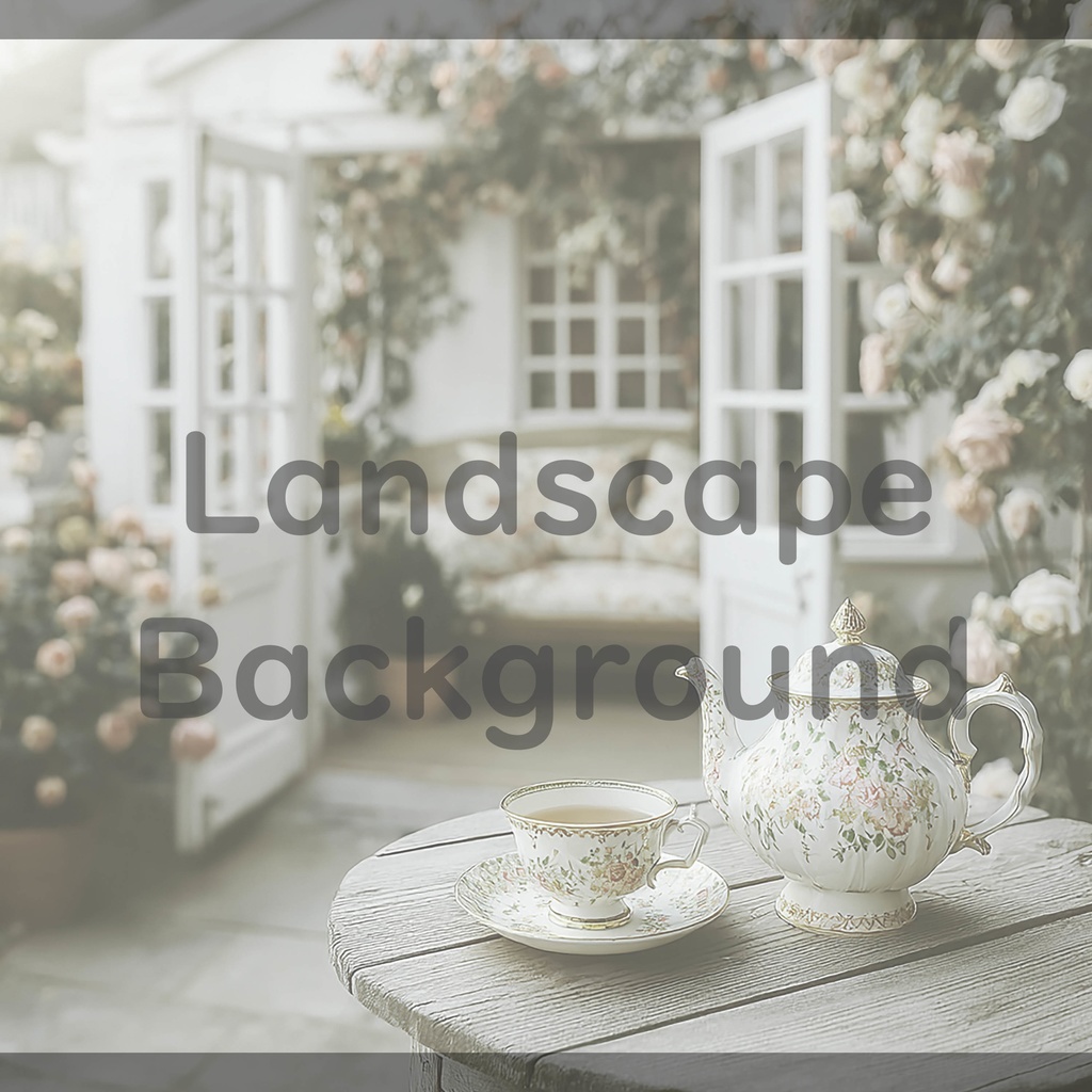 012_ティータイム背景|優雅な時間