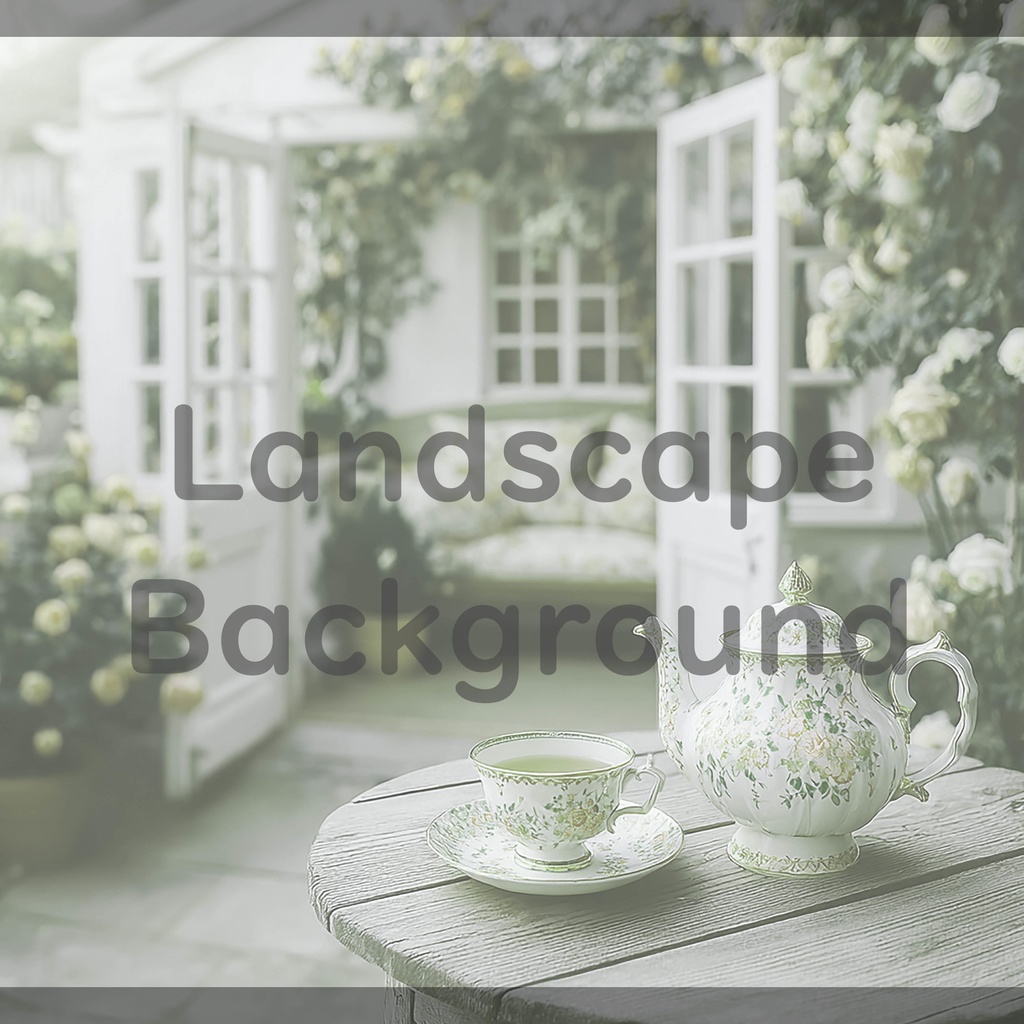 014_ティータイム背景|優雅な時間