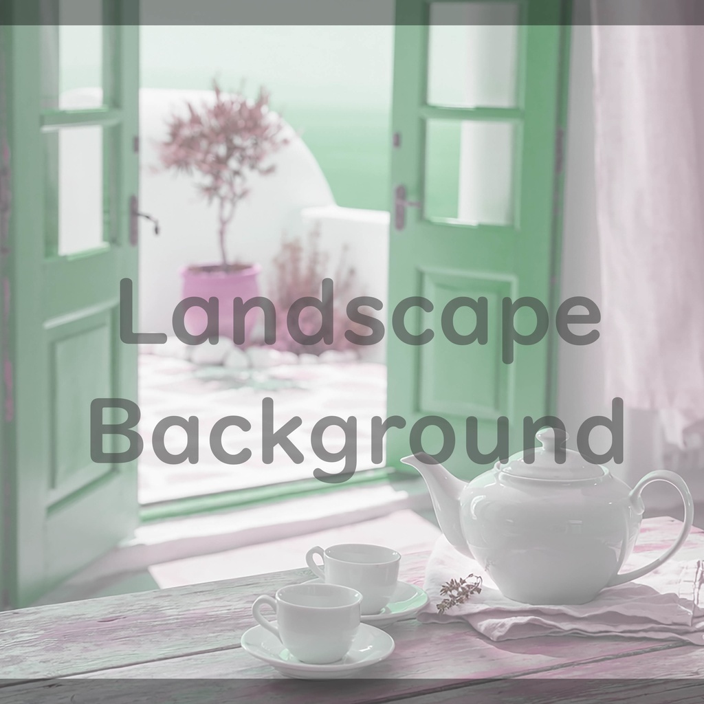 010_海辺のティータイム背景|静かなリラックスタイム