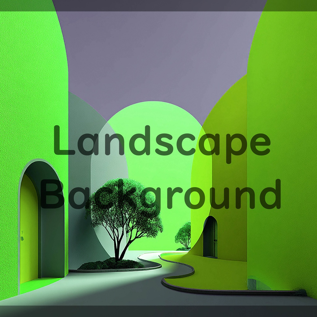 02_抽象建築空間アート背景|ミニマルモダンデザイン(4色セット)