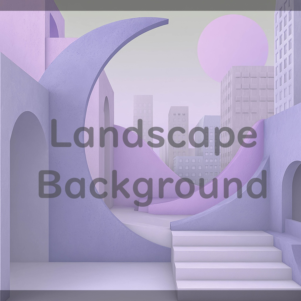 03_都市アート建築背景|ミニマル空間デザイン(4色セット)