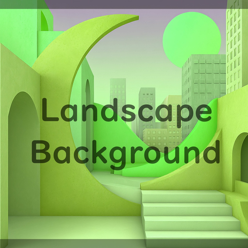 01_都市アート建築背景|ミニマル空間デザイン(8色セット)