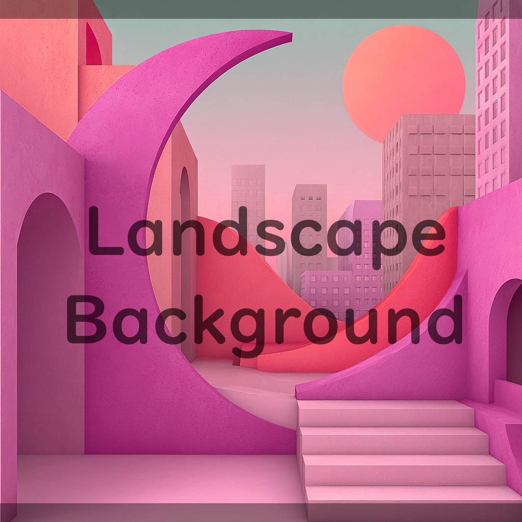 01_都市アート建築背景|ミニマル空間デザイン(8色セット)