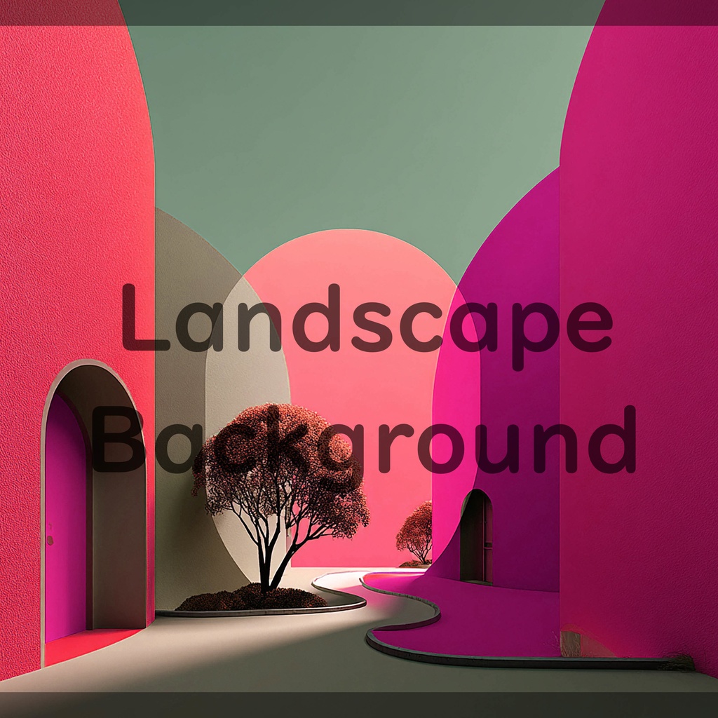 01_抽象建築空間アート背景|ミニマルモダンデザイン(8色セット)