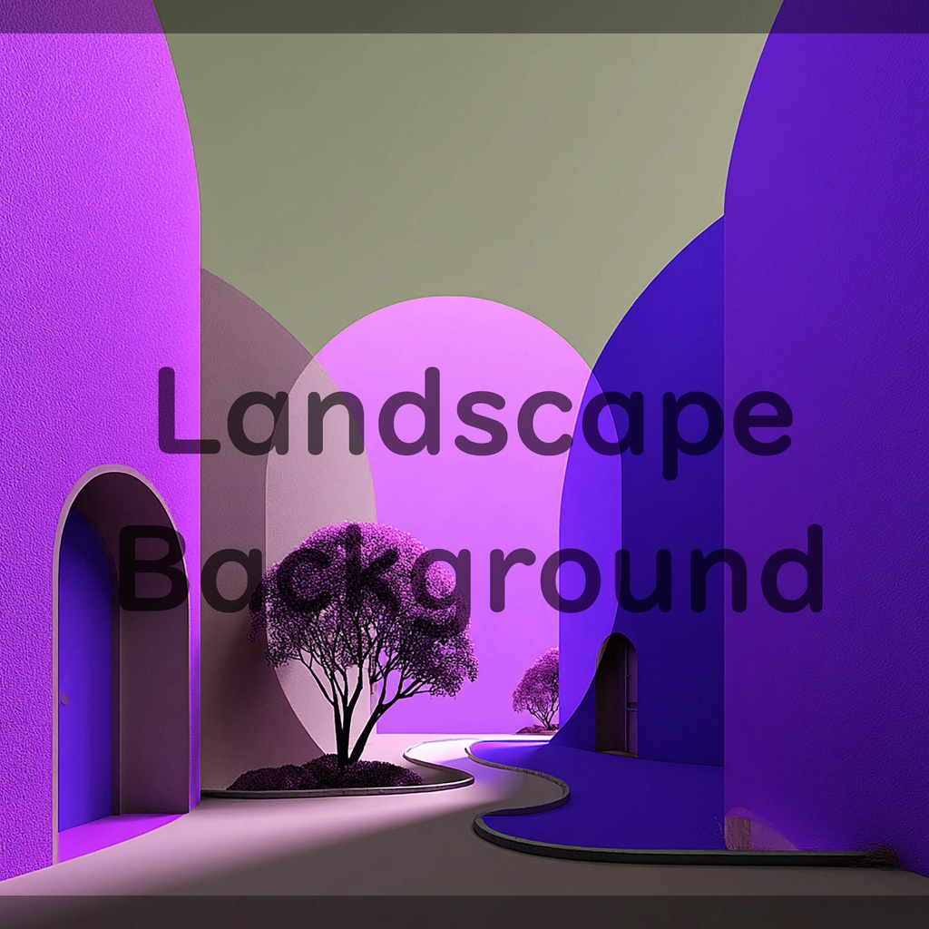 01_抽象建築空間アート背景|ミニマルモダンデザイン(8色セット)