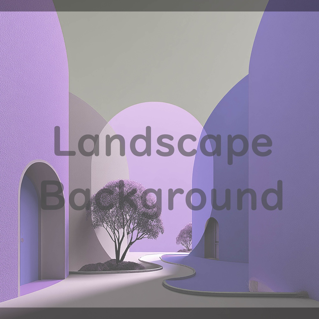 02_抽象建築空間アート背景|ミニマルモダンデザイン(8色セット)