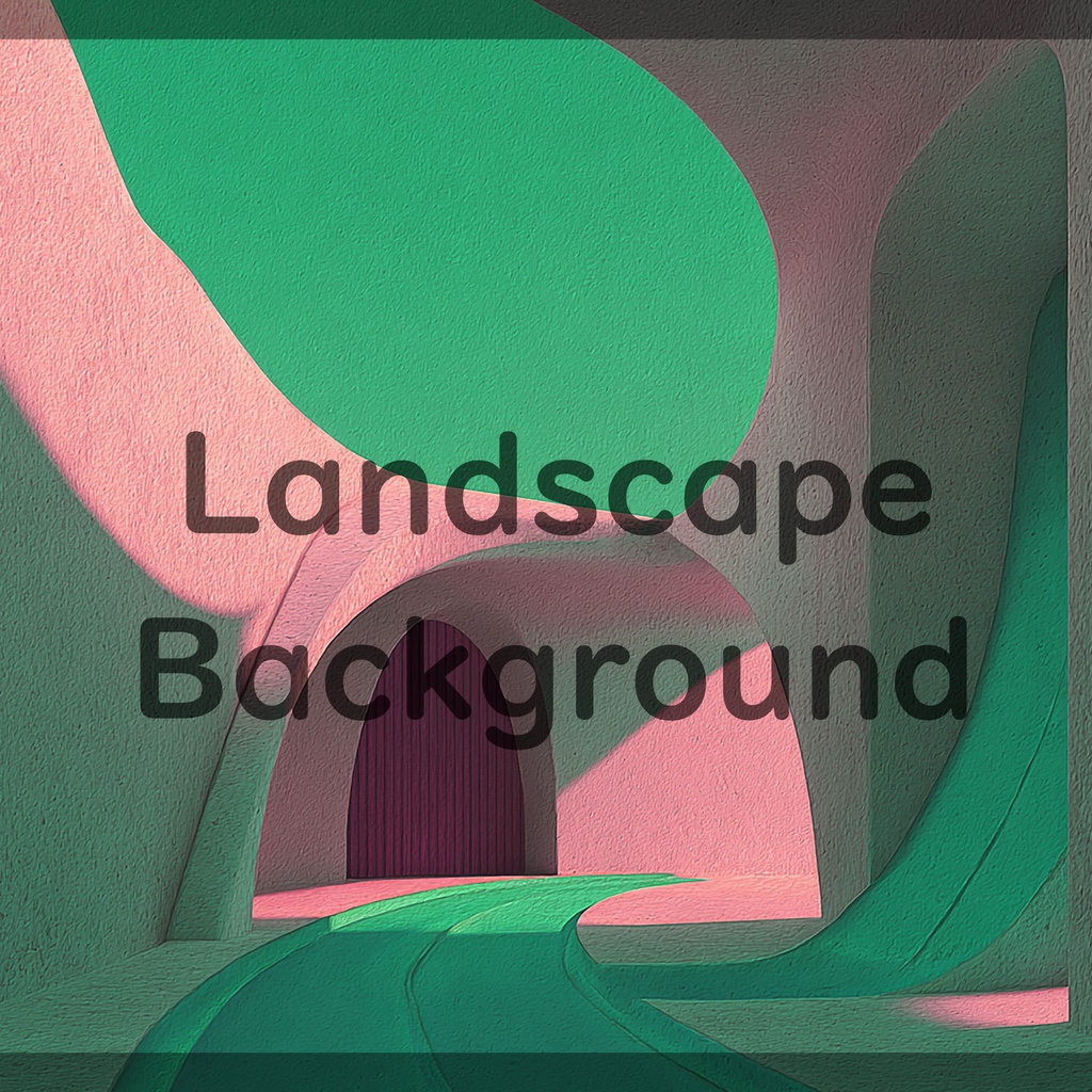 01_建築アート空間背景|モダンデザイン(4色セット)