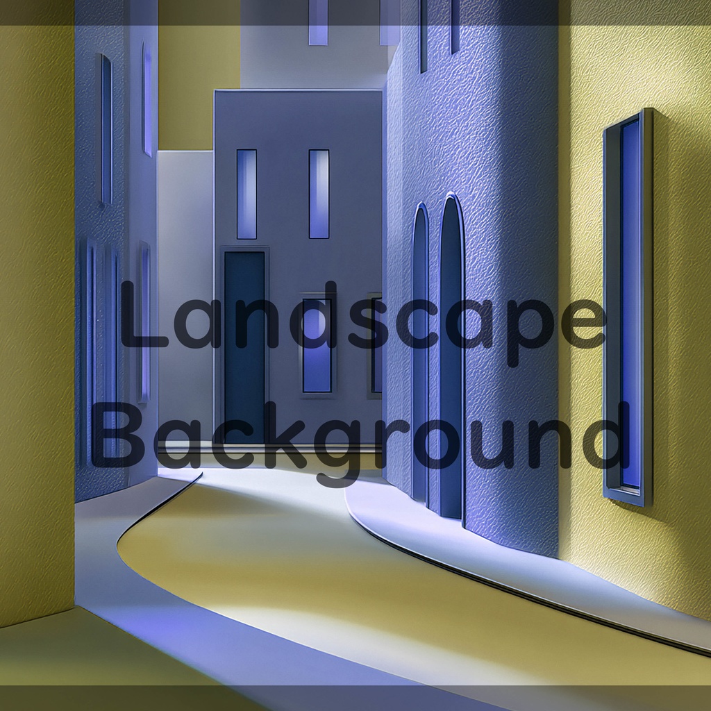 02_モダン街並み建築背景|ミニマル都市デザイン(4色セット)