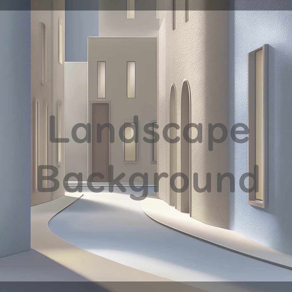 02_モダン街並み建築背景|ミニマル都市デザイン(8色セット)