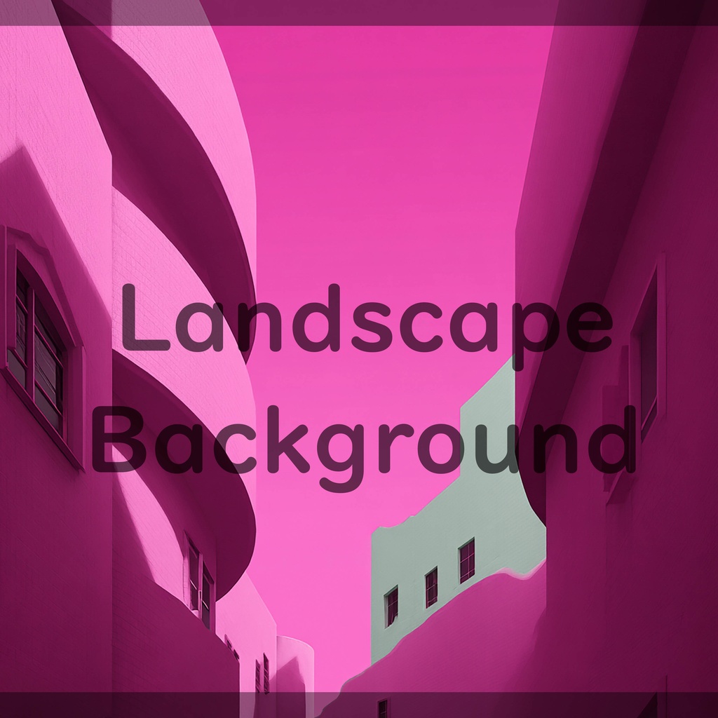 02_モダン建築街並み背景|静かな都市空間デザイン(4色セット)