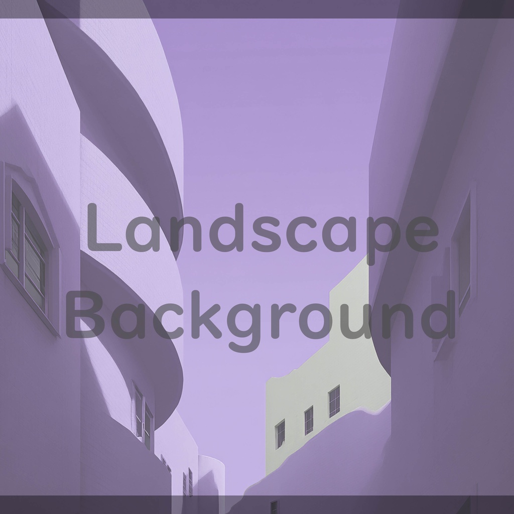 04_モダン建築街並み背景|静かな都市空間デザイン(4色セット)