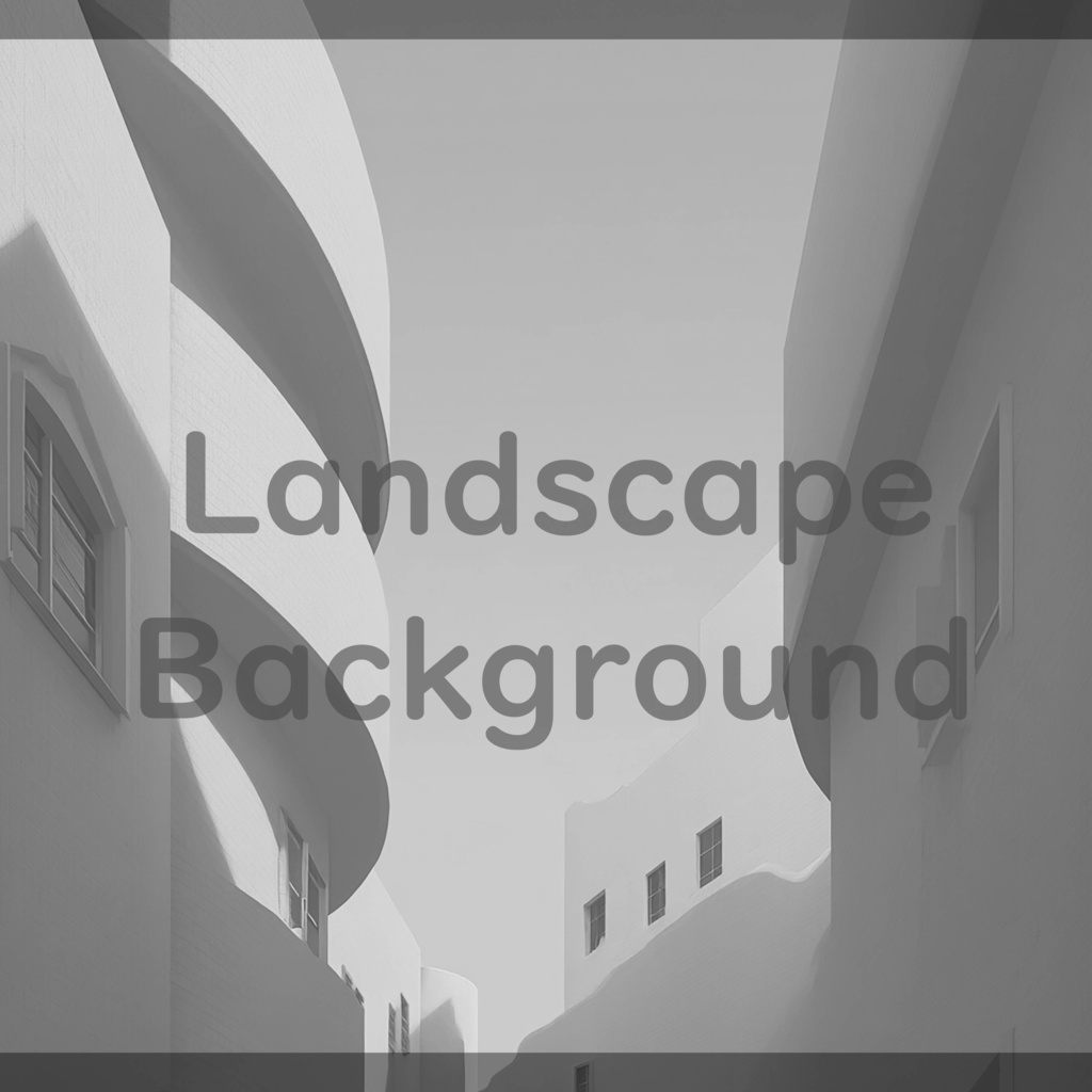 04_モダン建築街並み背景|静かな都市空間デザイン(4色セット)