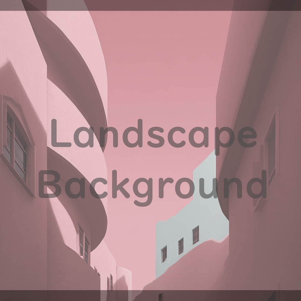 04_モダン建築街並み背景|静かな都市空間デザイン(4色セット)