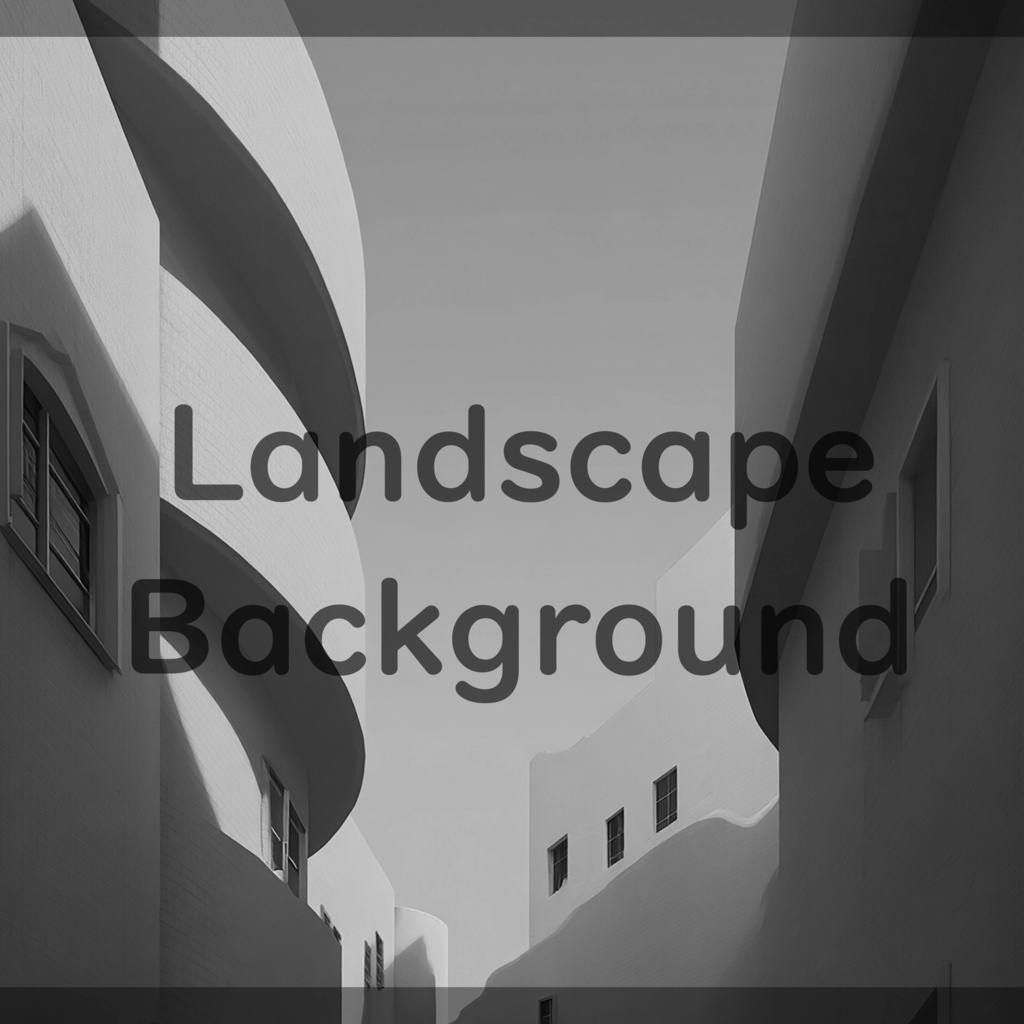 01_モダン建築街並み背景|静かな都市空間デザイン(8色セット)