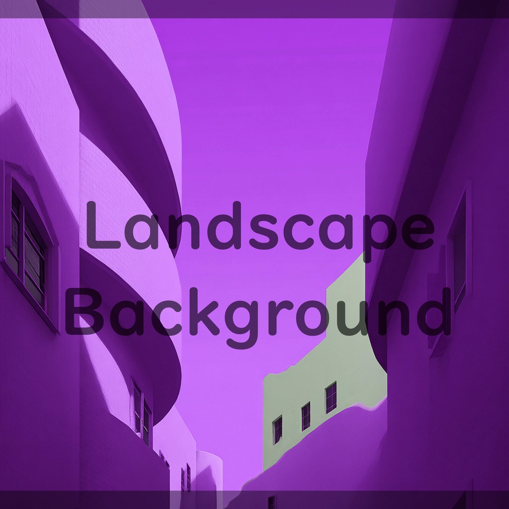 01_モダン建築街並み背景|静かな都市空間デザイン(8色セット)