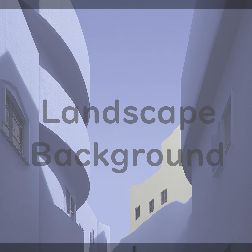 02_モダン建築街並み背景|静かな都市空間デザイン(8色セット)