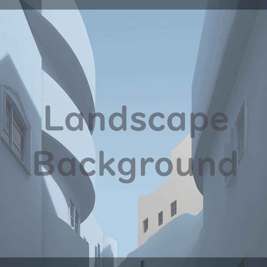 02_モダン建築街並み背景|静かな都市空間デザイン(8色セット)