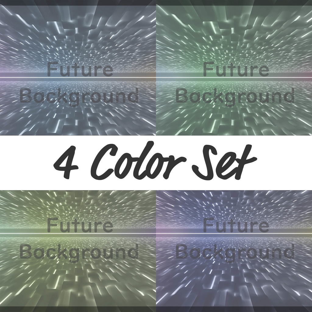 03_光粒子空間トンネル背景｜未来デジタルラインデザイン（4色セット）