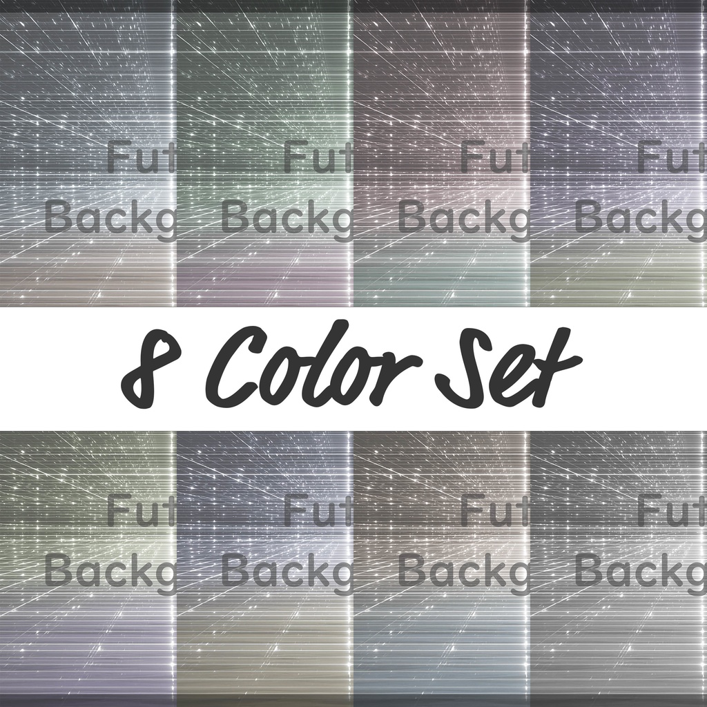 02_無限ライン空間背景｜次元フレームデザイン（8色セット）