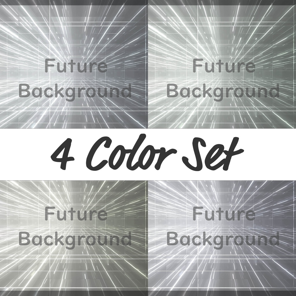 03_左右分割ライン空間背景｜次元スピードワールド（4色セット）