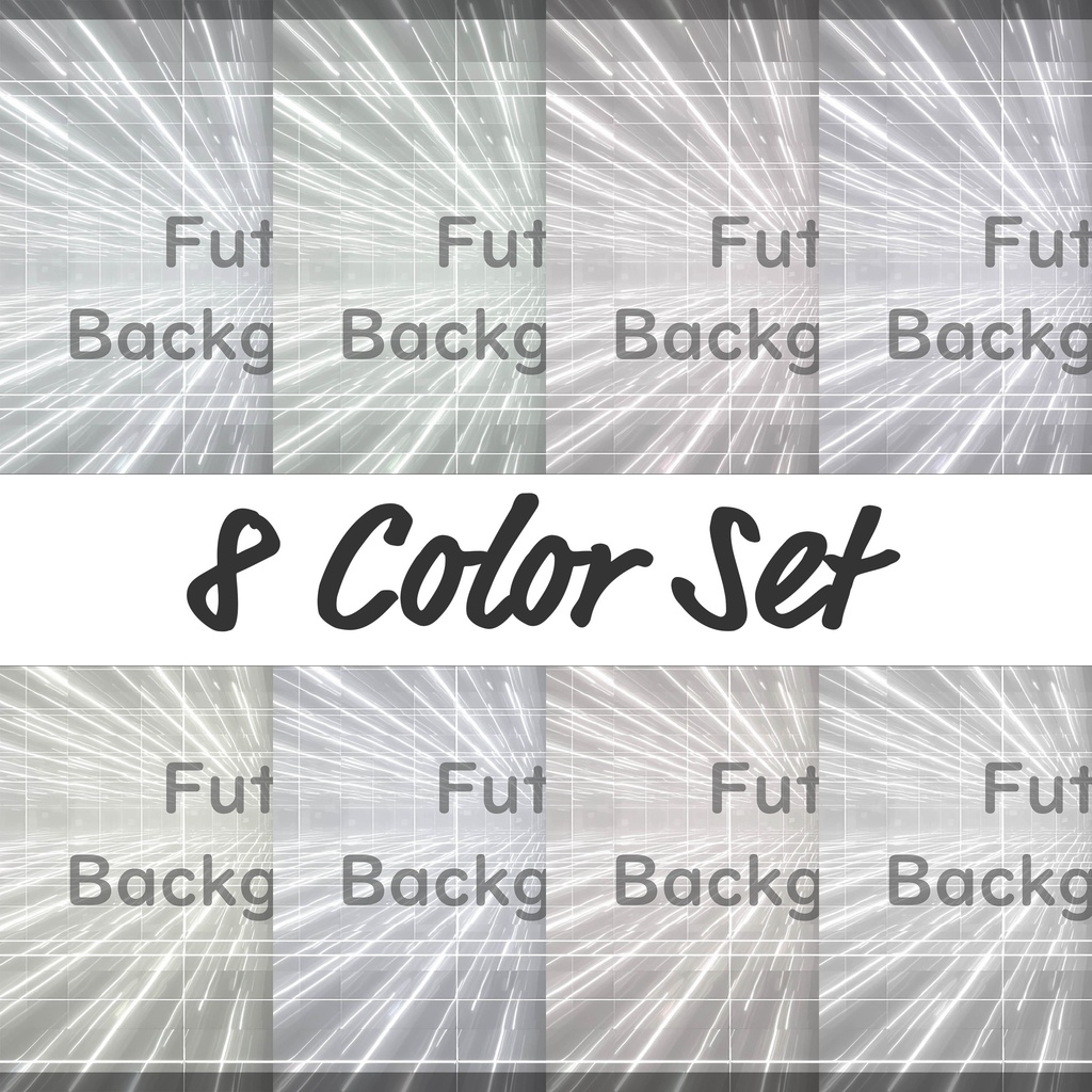 02_左右分割ライン空間背景｜次元スピードワールド（8色セット）