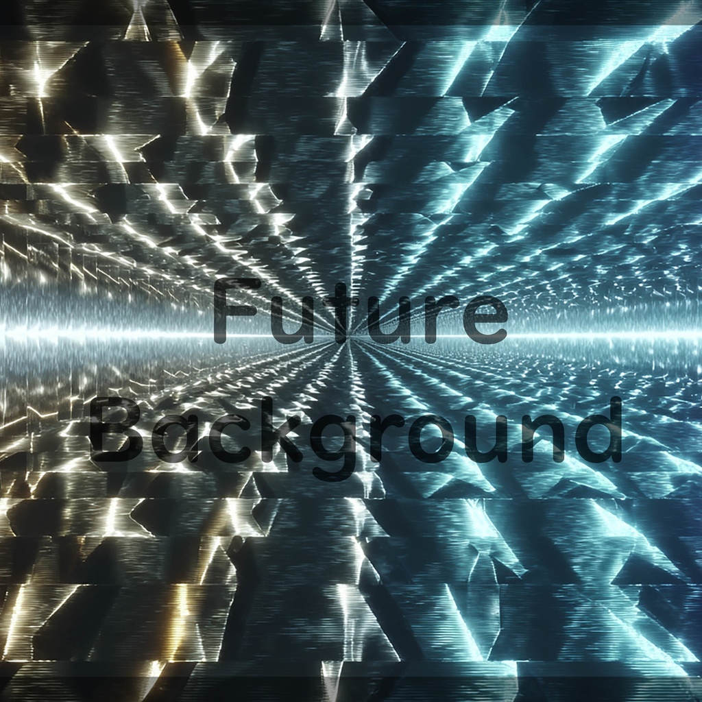 01_反射結晶拡張空間背景|光スピードワールド(4色セット)